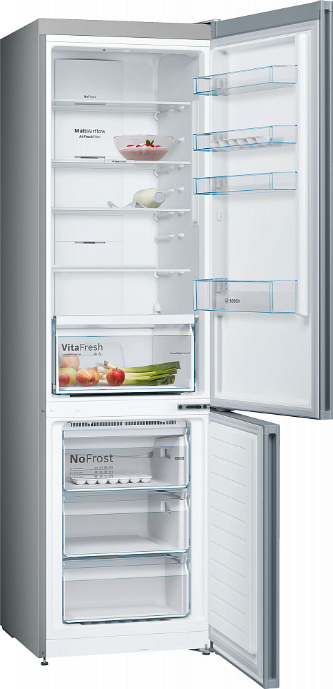 Холодильник Bosch KGN39VL21R серебристый - фото 2