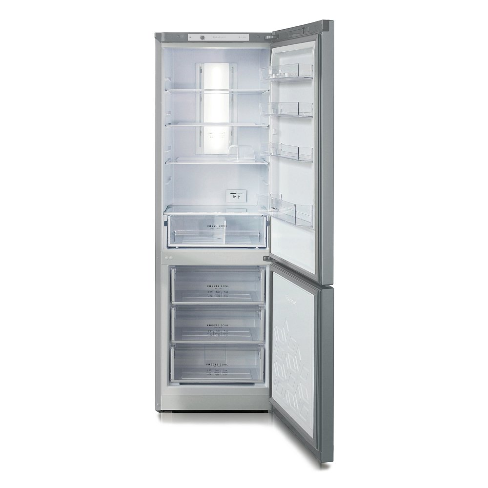 Холодильник Бирюса M860NF серый - фото 4