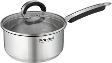 Ковш Rondell Brando RDS-1803 1.3л. d=16см (с крышкой) стальной Ковш Rondell Brando RDS-1803 1.3л. d=16см (с крышкой) стальной