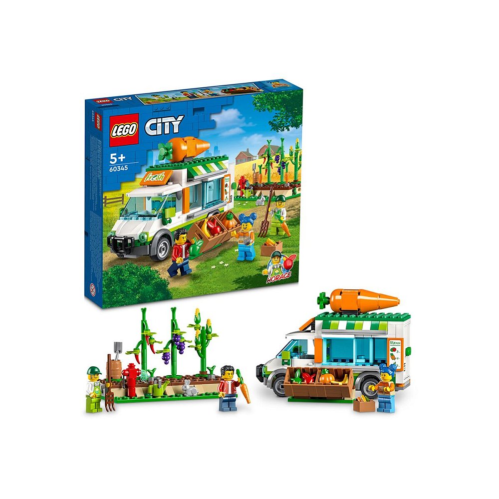 Игрушки Lego Город Фургон для фермерского рынка 60345 - фото 3