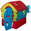 Домик игровой PalPlay 680 красный/голубой/зеленый - микро фото 2