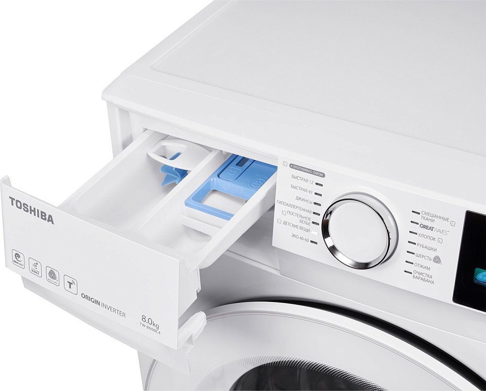 Стиральная машина Toshiba TW-BN90C4UZ(WK) белая - фото 7
