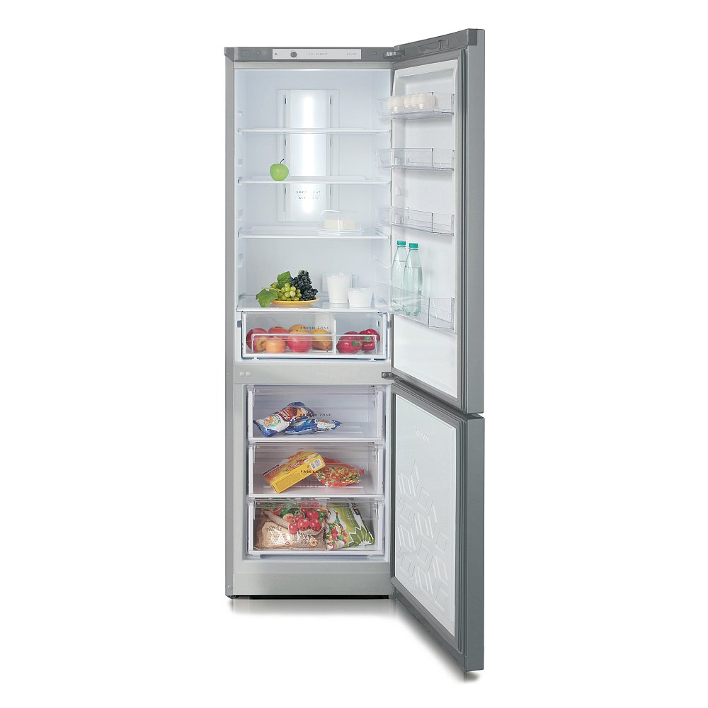 Холодильник Бирюса M860NF серый - фото 3