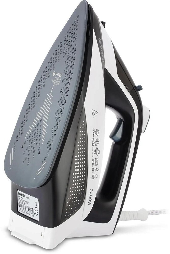 Утюг Vitek VT-8313 белый/черный - фото 3