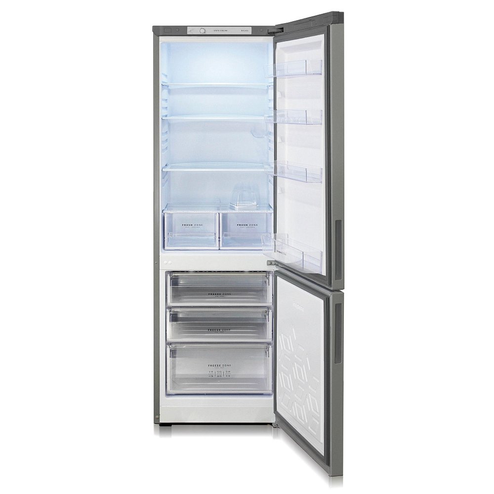 Холодильник Бирюса M6027 серый - фото 4