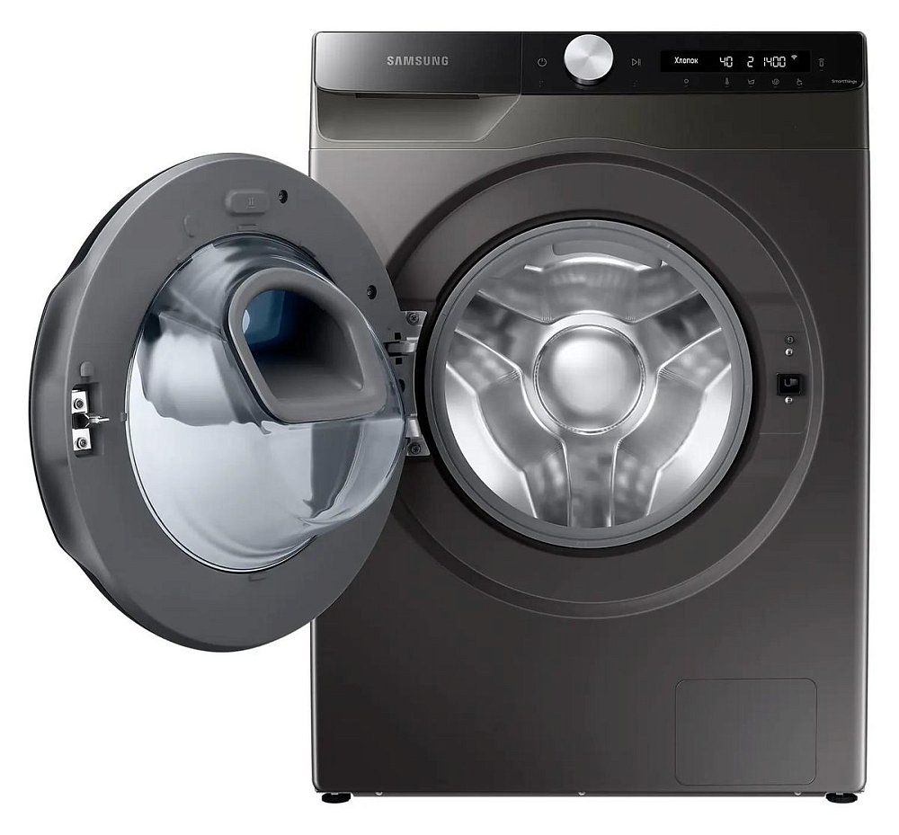 Стиральная машина с сушкой Samsung WD80T554CBX/LD серая - фото 11