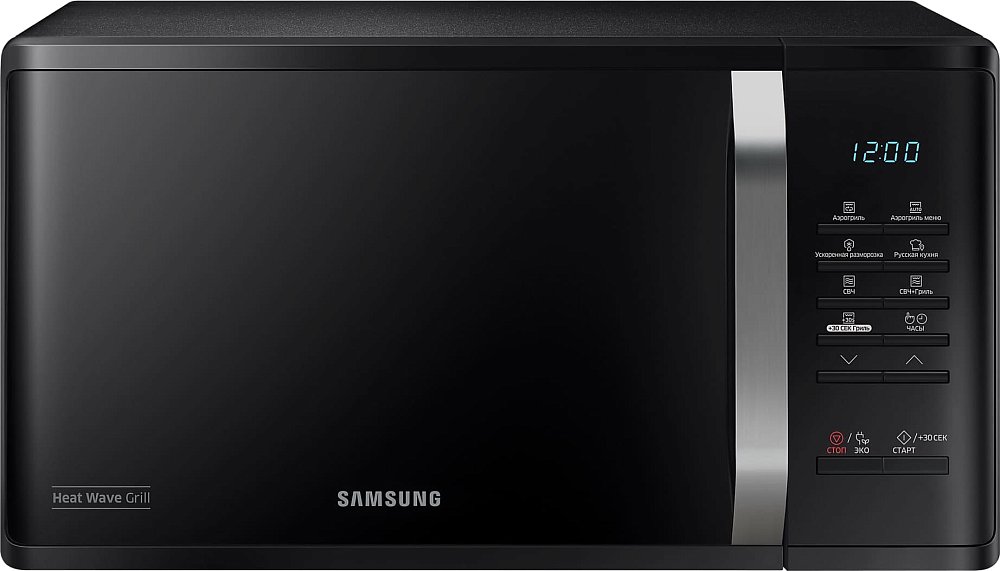 Микроволновая печь Samsung MG23K3573AK/BW черная - фото 1