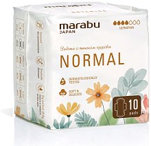 Ультратонкие прокладки Marabu Botanica Нормал, 10 шт.