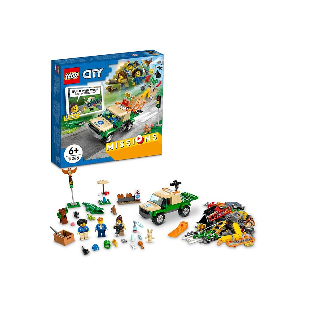 Игрушки Lego Город Миссии по спасению диких животных 60353 - фото 3