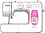 Швейная машина Janome Escape V-12 белая - микро фото 4