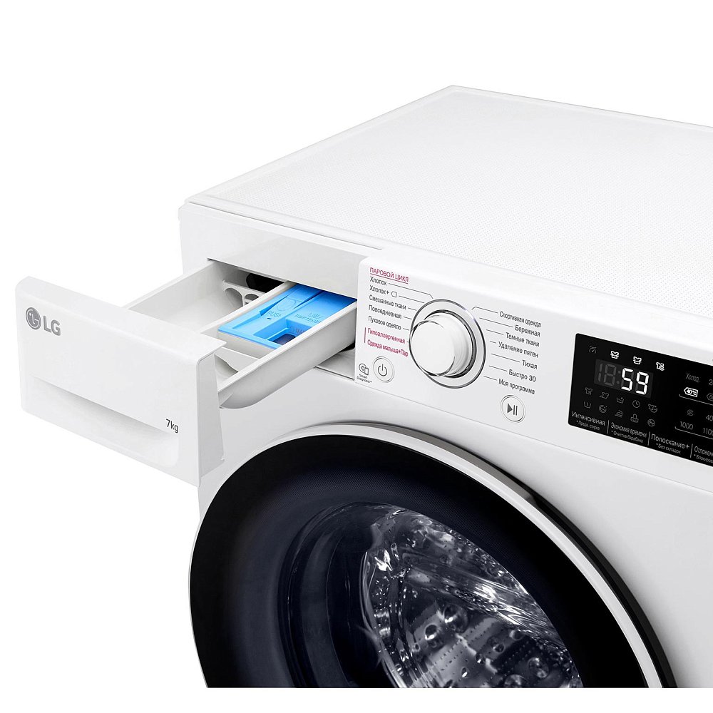 Стиральная машина LG F2J6HSFW белая - фото 11