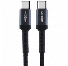USB кабель Moxom (MX-CB69) Type-C to Type-C black USB кабель Moxom (MX-CB69) Type-C to Type-C black