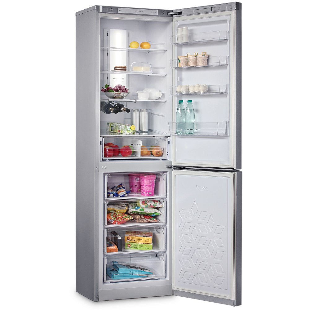 Холодильник Бирюса M980NF серый - фото 5
