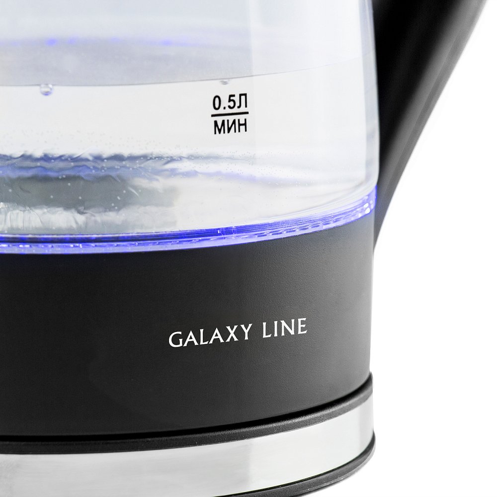 Чайник электрический Galaxy LINE GL0552 черный - фото 7