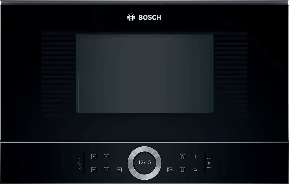 Встраиваемая микроволновая печь Bosch BFL634GB1 черная