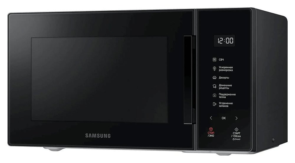 Микроволновая печь Samsung MS23T5018AK/BW черная - фото 3