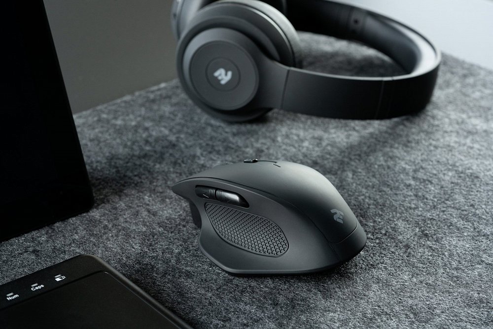 Мышь беспроводная 2Е MF2010 Rechargeable WL Black - фото 6