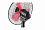 Вентилятор Polaris PSF-40V, черный/красный - микро фото 4