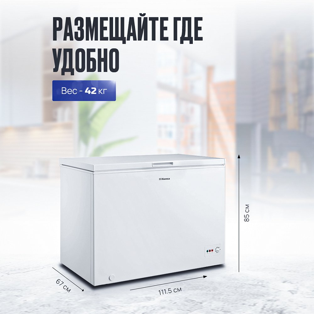 Ларь морозильный Hansa FS2959.4W - фото 6