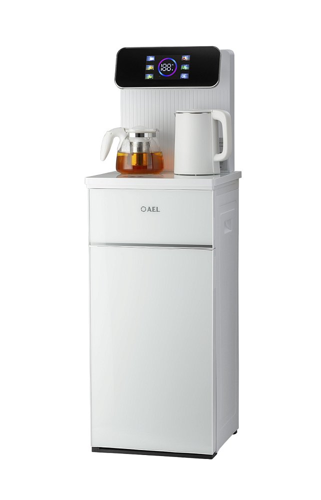 Кулер с чайным столиком Тиабар AEL TB84a-LD white Кулер с чайным столиком Тиабар AEL TB84a-LD white
