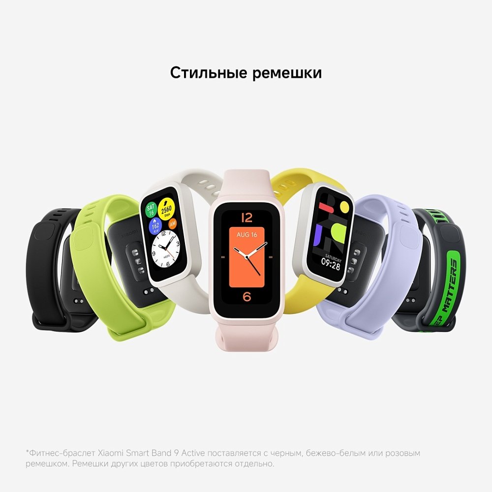 Фитнес браслет Xiaomi Smart Band 9 Active Black - фото 6 Фитнес браслет Xiaomi Smart Band 9 Active Black - фото 6