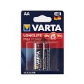 Батарейка VARTA Longlife Max Power Mignon 1.5V - LR6/AA 2 шт. Батарейка VARTA Longlife Max Power Mignon 1.5V - LR6/AA 2 шт.