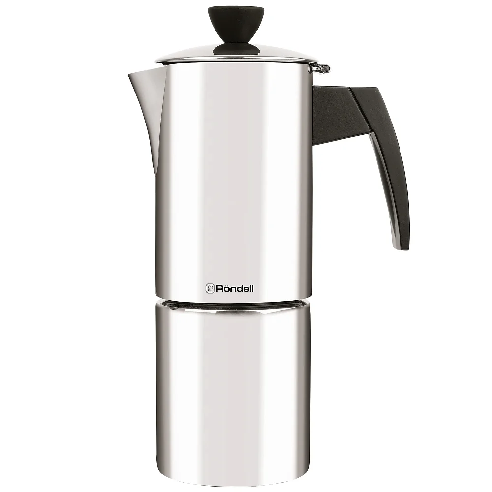 Кофеварка гейзерная Rondell Loft Professional RDS-1512 серебристая - фото 1
