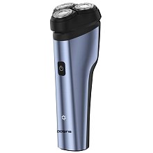 Электробритва Polaris PMR 0613RC 4D PRO 5 blades cиний/металлик