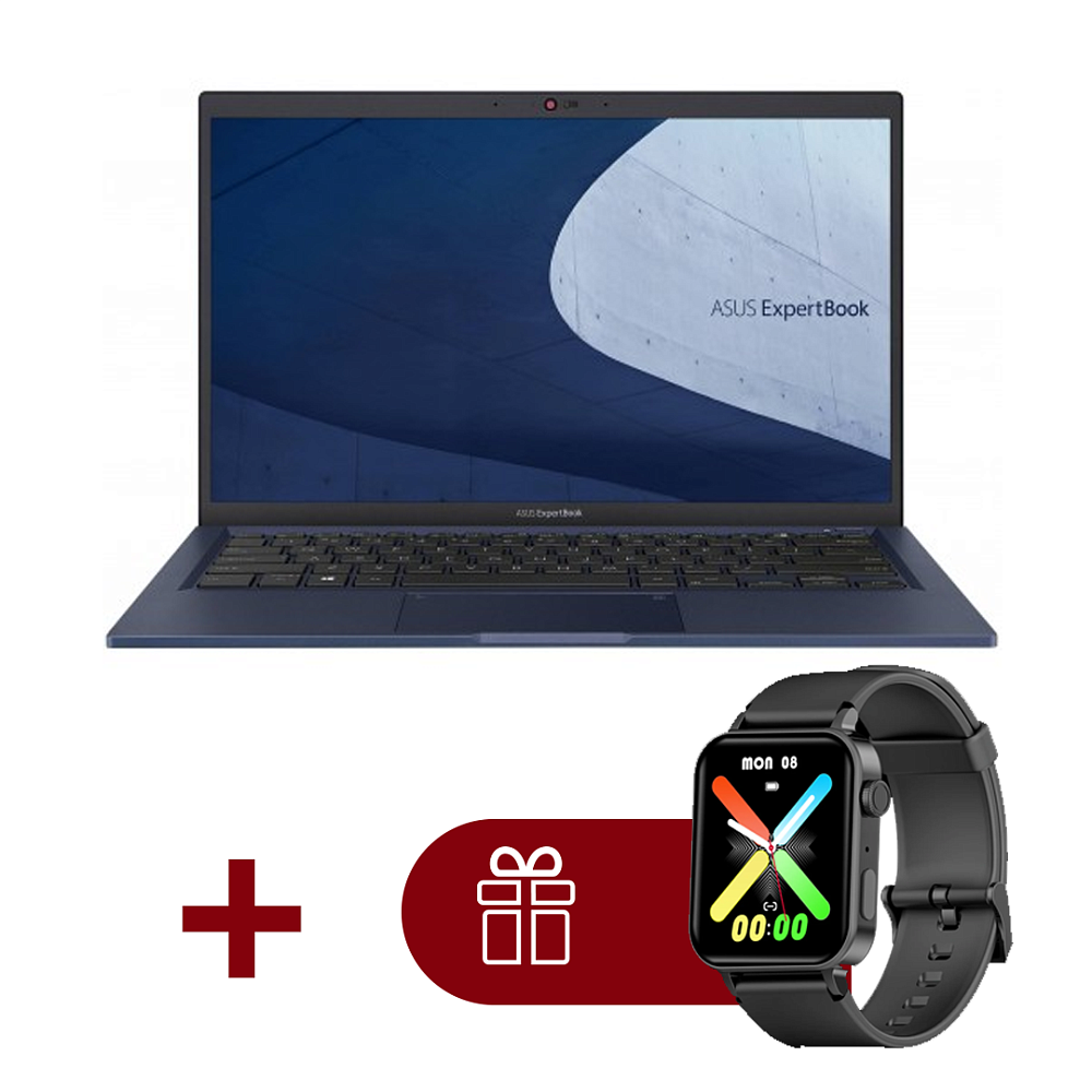 Ноутбук Asus ExpertBook B1 (90NX0441-M23770) + Смарт часы Blackview W10 Black - фото 1