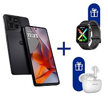 Смартфон Motorola G75 5G 8/256 Charcoal Grey + Blackview W10 Black + Blackview TWS AirBuds 4 White