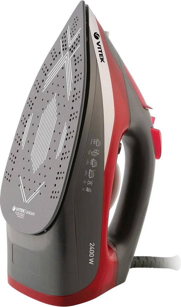 Утюг Vitek VT-8348 серый/красный - фото 3