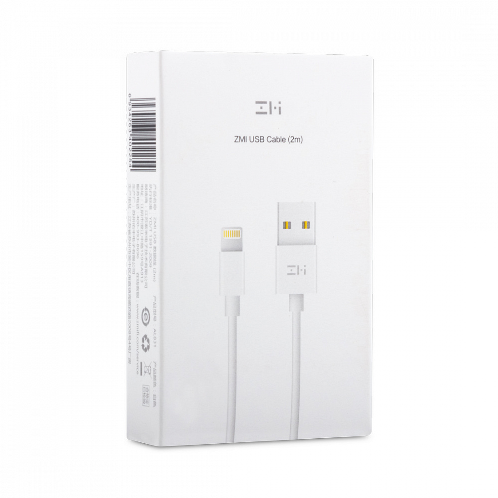 Интерфейсный кабель Xiaomi ZMI(AL831 )200 cm Белый, белый - фото 2