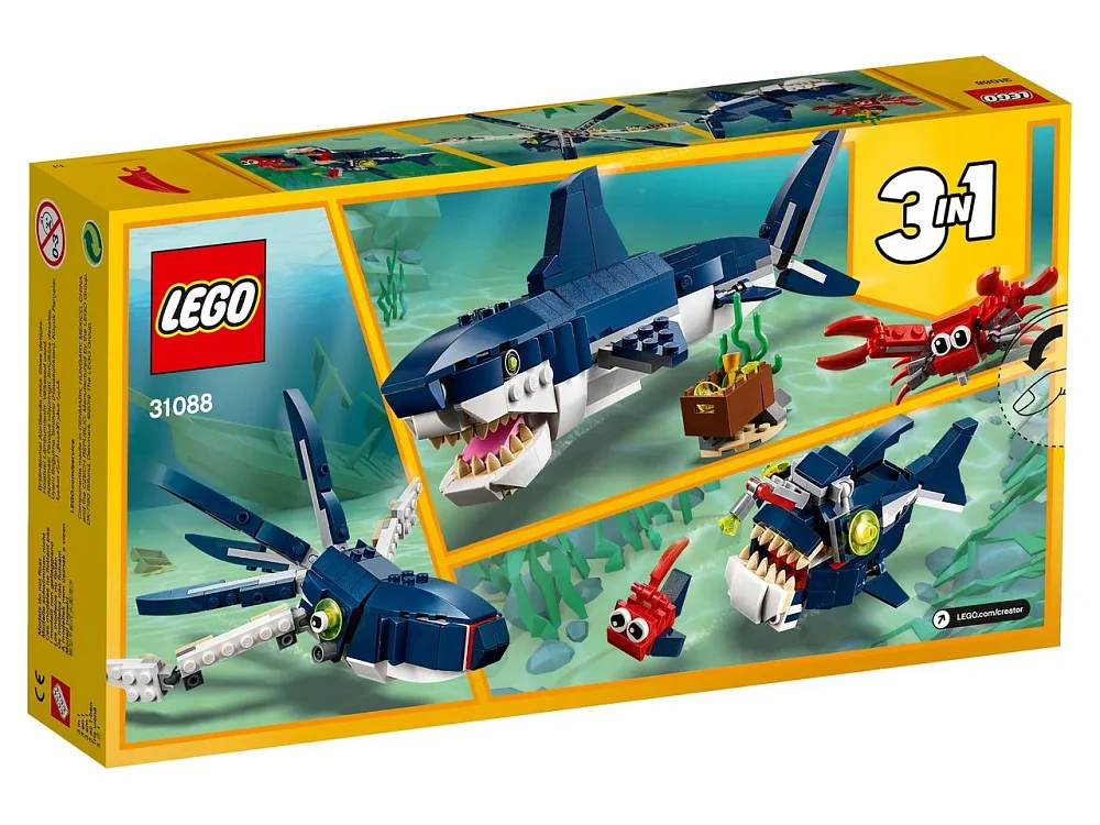 Игрушки Lego Криэйтор Обитатели морских глубин 31088 - фото 2