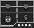 Варочная панель газовая Oasis P-GBT F черная Варочная панель газовая Oasis P-GBT F черная