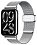 Сменный браслет, Xiaomi, Milanese Quick Release Strap, M2306AS1/BHR8012GL, Совместим с band 8 Pro/9 ProRedmi Watch 4/5, Серебристый - микро фото 10