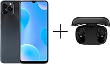 Смартфон Blackview A95 8/128Gb Aurora Night Black + Наушники Blackview TWS BT AirBuds 1 Black