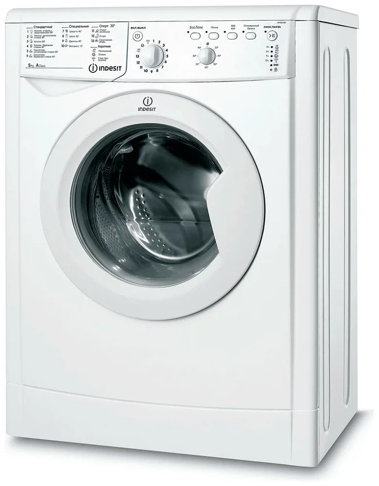 Стиральная машина Indesit IWSB 5085 CIS Белая - фото 2