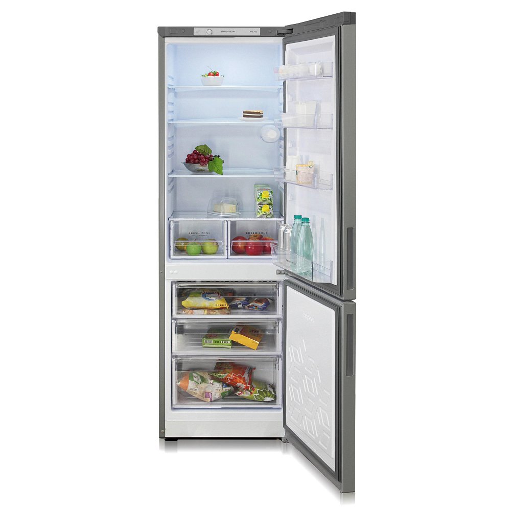 Холодильник Бирюса M6027 серый - фото 2