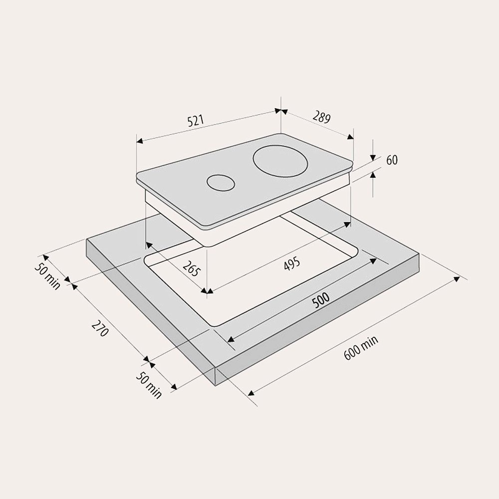 Электрическая варочная поверхность KRONA CORTO 30 BL - фото 3 Электрическая варочная поверхность KRONA CORTO 30 BL - фото 3