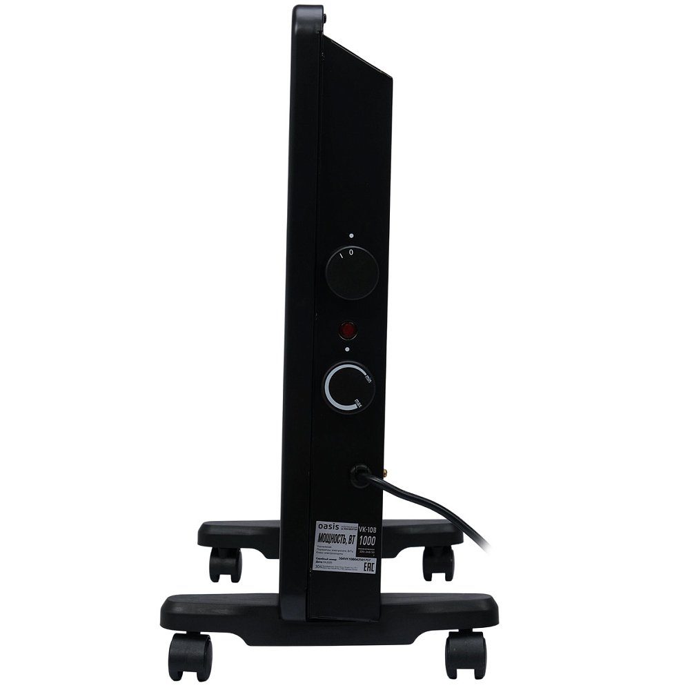 Конвектор Oasis VK-10B черный - фото 4 Конвектор Oasis VK-10B черный - фото 4