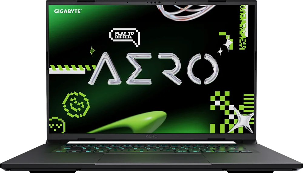 Ноутбук Gigabyte AERO X16 COPILOT+ PC 1VH93KZC64AD, RyzenAI 7 350, RTX5060 8G, QHD+, 2x16Gb, 1Tb M.2, DOS, Gray - фото 1