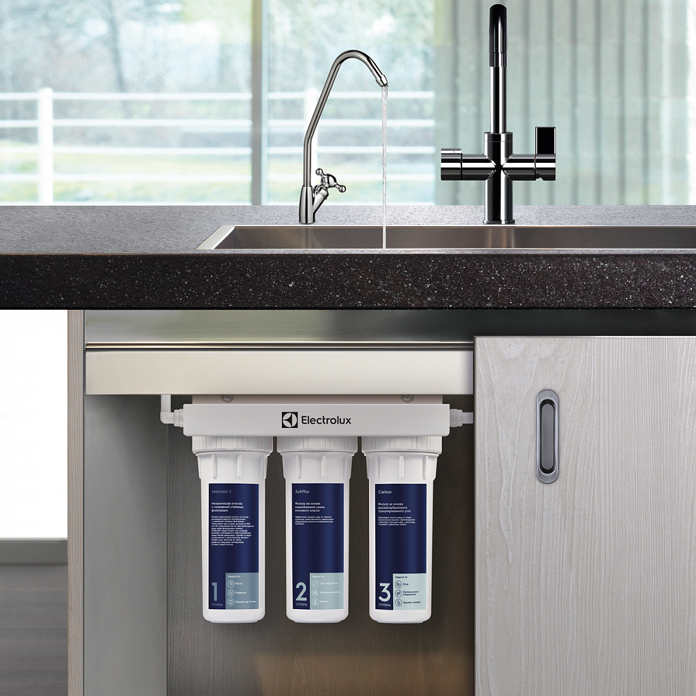 Водоочиститель бытовой Electrolux AquaModule Carbon 2in1 Prof - фото 5