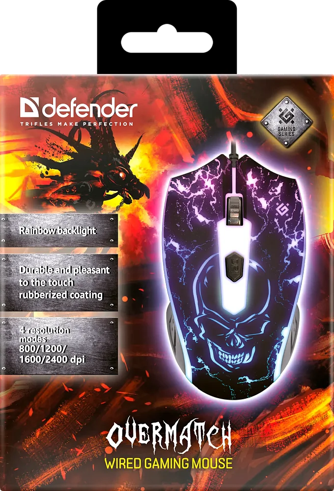 Мышь игровая Defender Overmatch GM-069 - фото 4