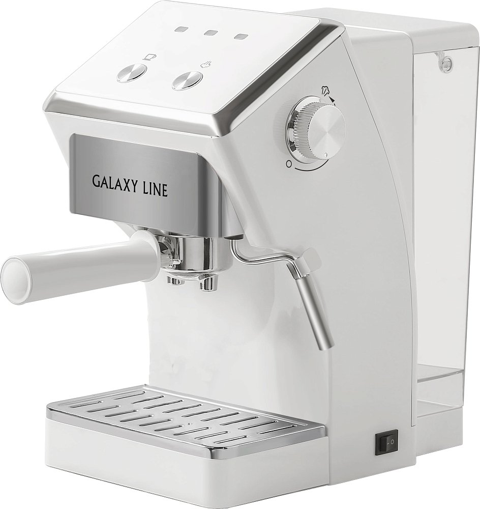 Кофеварка Galaxy LINE GL0756 белая - фото 1