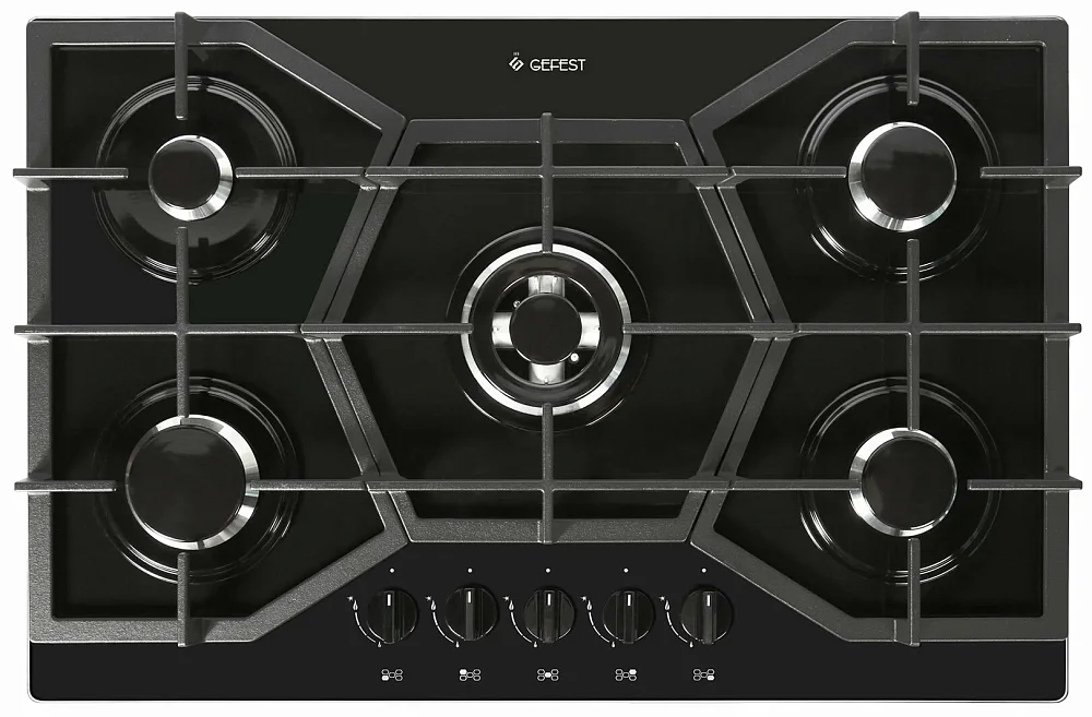 Встраиваемая газовая поверхность Gefest СГ СН 2340 К23 черная