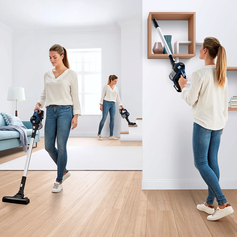 Пылесос Bosch BCS611P4A Unlimited синий - фото 8