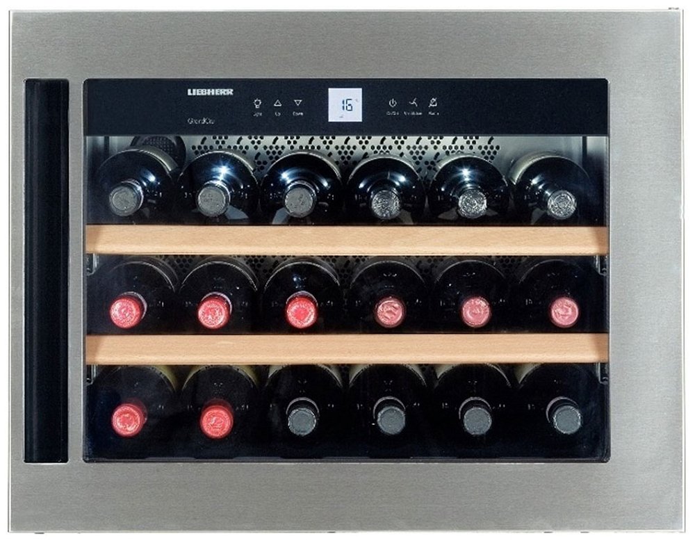 Встраиваемый винный шкаф Liebherr WKEes 553-21 001 серый