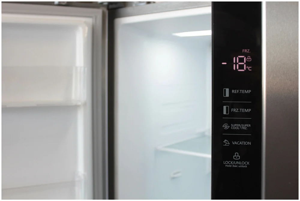 Холодильник Бирюса SBS 587 GG Бежевый - фото 4