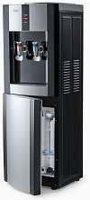 Кулер для воды AEL LD-AEL-47c black/silver со шкафчиком