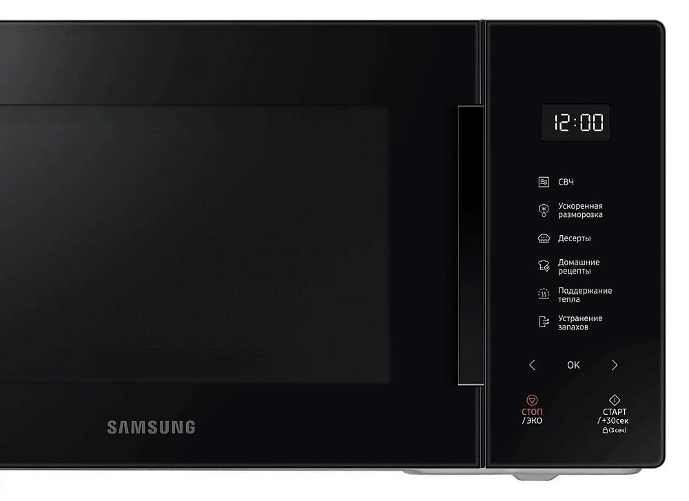 Микроволновая печь Samsung MS23T5018AK/BW черная - фото 6